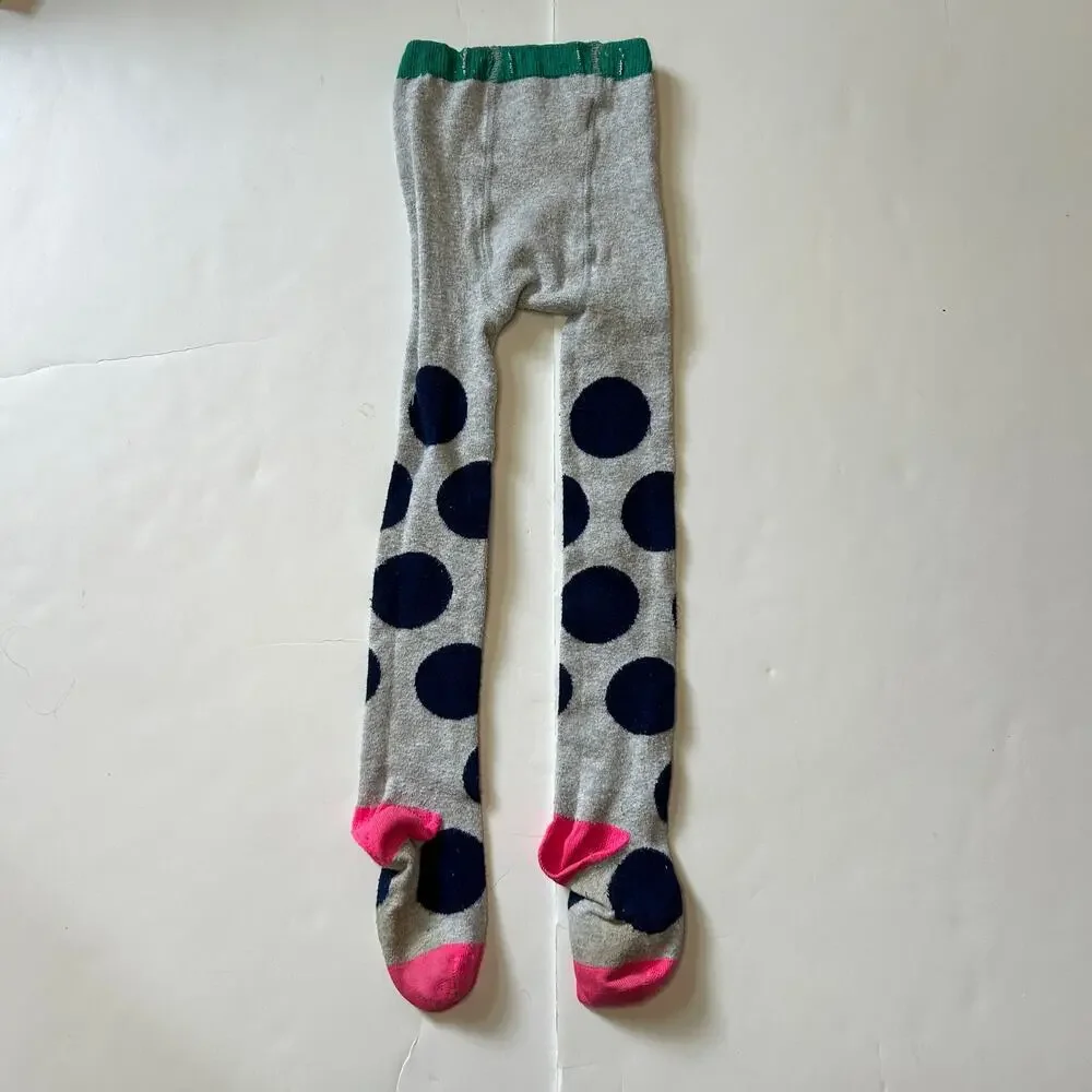 Mini Boden Polka Dot Tights 4-5Y